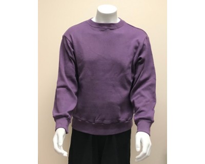 Mens Rib Crew Dusty Plum